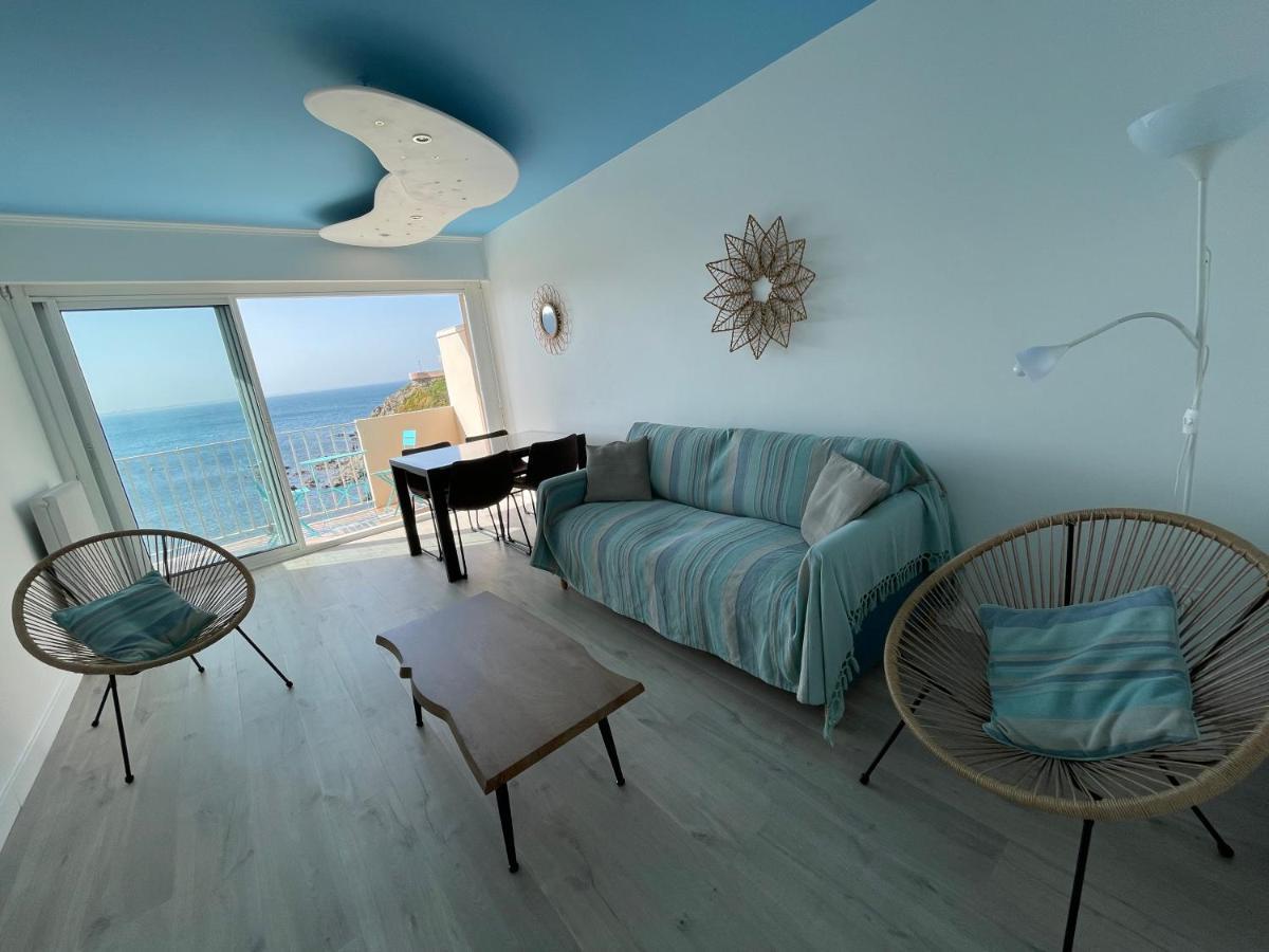 Azur-les Pieds Dans L'eau-vue Sur Et Clocher De En Toile De Fond - Wifi - Parking * Collioure