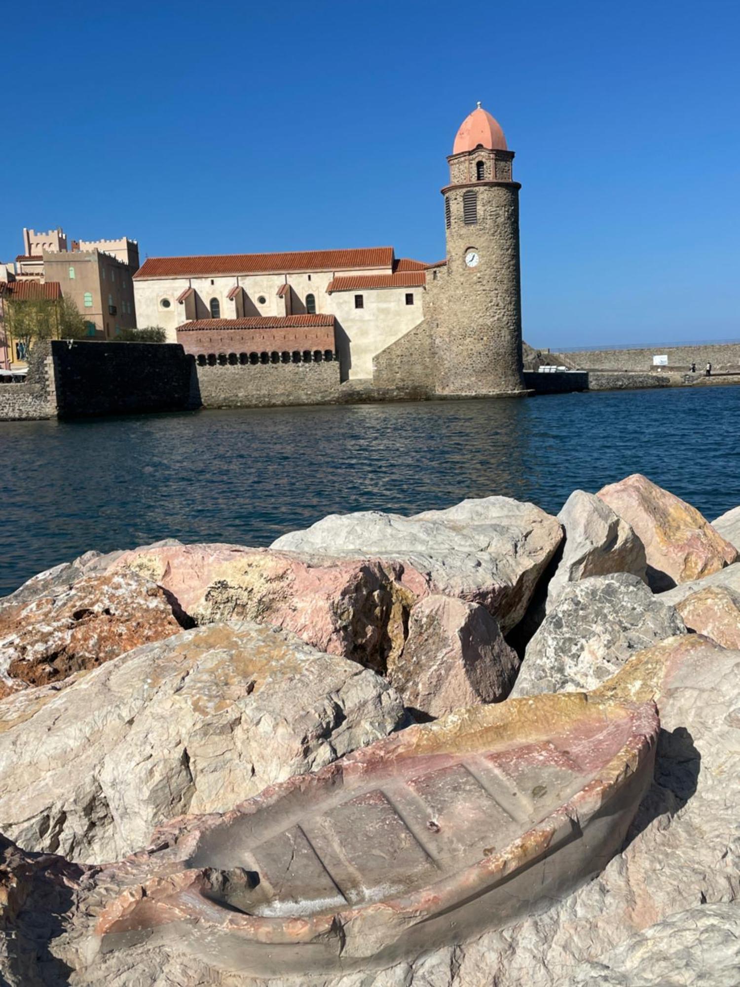 Azur-les Pieds Dans L'eau-vue Sur Et Clocher De En Toile De Fond - Wifi - Parking Collioure